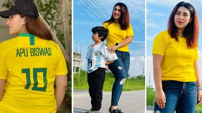 আমি ব্রাজিলের কট্টর সমর্থক, ছেলে আর্জেন্টিনা: অপু বিশ্বাস