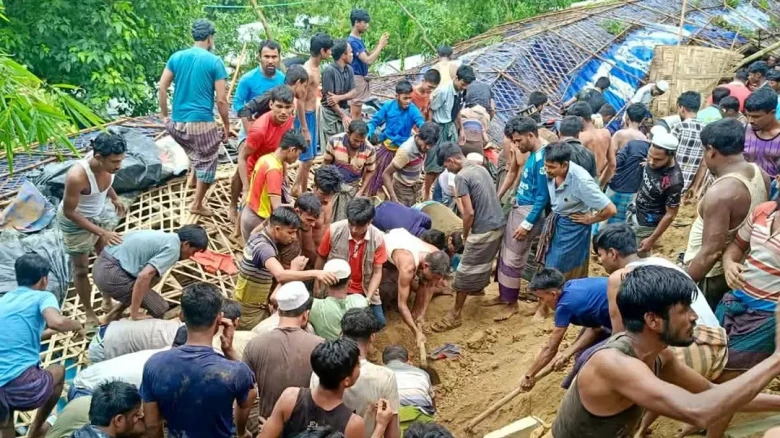 উখিয়ায় ভয়াবহ পাহাড়ধস: আরও ৮ প্রাণহানি, এলাকায় শোকের ছায়া